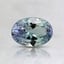 6.6x4.6mm Unheated Parti-Color Oval Tanzanite
