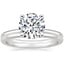 18K White Gold Sydney Perfect Fit Diamond Ring with Petite Comfort Fit Wedding Ring