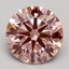 3.02 Ct. Fancy Intense Pink Round Lab Grown Diamond