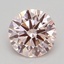 0.68 Ct. Fancy Light Pink Round Lab Grown Diamond