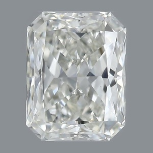 Radiant diamond — real photo