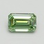 1.07 Ct. Fancy Vivid Green Emerald Lab Grown Diamond