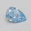 1.05 Ct. Fancy Vivid Blue Pear Lab Grown Diamond