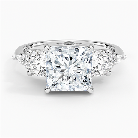 Luxe Nadia Three Stone Diamond Ring