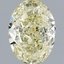 1.50 Ct. Fancy Light  Yellow Oval Lab Grown Diamond