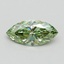 1.03 Ct. Fancy Vivid Green Marquise Lab Grown Diamond