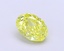 1.07 Ct. Fancy Vivid Yellow Oval Lab Grown Diamond