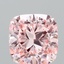 2.64 Ct. Fancy Vivid Pink Cushion Lab Grown Diamond