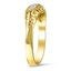 The Allister Ring, smalltop view on a hand