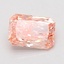 1.07 Ct. Fancy Vivid Pink Radiant Lab Grown Diamond