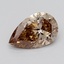 2.10 Ct. Fancy  Brown Pear Lab Grown Diamond