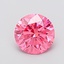 1.54 Ct. Fancy Vivid Pink Round Lab Grown Diamond