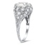 The Barrington Ring, smalltop view on a hand