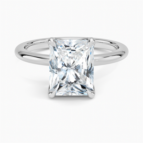 18K White Gold Elodie 1.8mm Solitaire Ring