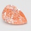 11.14 Ct. Fancy Vivid Pink Pear Lab Grown Diamond
