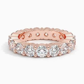 Eternity Lab Diamond Ring (4 ct. tw.) in 14K Rose Gold