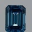 0.89 Ct. Fancy Vivid Blue Emerald Lab Grown Diamond