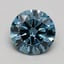 1.50 Ct. Fancy Vivid Blue Round Lab Grown Diamond