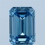 2.02 Ct. Fancy Vivid  Blue Emerald Lab Grown Diamond