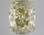 6.01 Ct. Fancy Intense Yellow Cushion Lab Grown Diamond