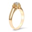 The Sindy Ring, smalltop view on a hand
