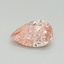 0.51 Ct. Fancy Vivid Pink Pear Lab Grown Diamond