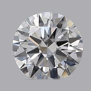 Round diamond — real photo