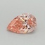 0.40 Ct. Fancy Vivid Pink Pear Lab Grown Diamond