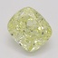0.71 Ct. Fancy Yellow Cushion Diamond