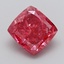 3.08 Ct. Fancy Vivid Pink Cushion Lab Grown Diamond