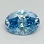2.05 Ct. Fancy Vivid Blue Oval Lab Grown Diamond