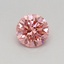 0.32 Ct. Fancy Vivid Pink Round Lab Grown Diamond