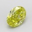 1.03 Ct. Fancy Intense Yellow Oval Lab Grown Diamond