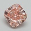 3.50 Ct. Fancy Vivid Pink Cushion Lab Grown Diamond