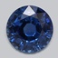 6.5mm  Blue  Round   Sapphire