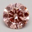 2.50 Ct. Fancy Intense Pink Round Lab Grown Diamond