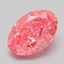 2.55 Ct. Fancy Vivid Pink Oval Lab Grown Diamond