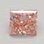 2.30 Ct. Fancy Intense Pink Princess Lab Grown Diamond