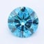 1.00 Ct. Fancy Vivid Blue Round Lab Grown Diamond