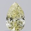0.56 Ct. Fancy Light Yellow Pear Lab Grown Diamond