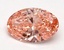 1.00 Ct. Fancy Vivid Pink Oval Lab Grown Diamond
