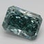 2.68 Ct. Fancy Vivid Green Radiant Lab Grown Diamond