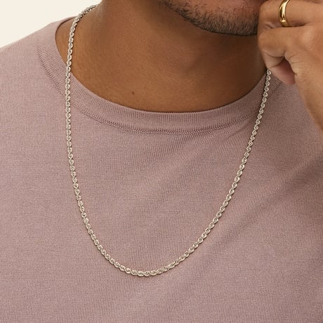 Bailey 24 in. Lightweight Rope Chain Necklace (3.3mm)
