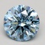 1.56 Ct. Fancy Blue Round Lab Grown Diamond