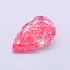 1.02 Ct. Fancy Vivid  Pink Pear Lab Grown Diamond