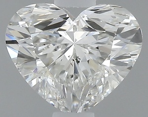 Heart diamond — real photo