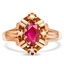 Victorian Ruby Vintage Ring