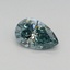 0.34 Ct. Fancy Vivid Green Pear Lab Grown Diamond