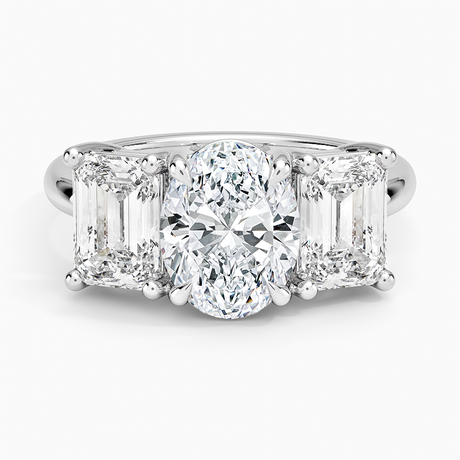 Luxe Rhiannon Three Stone Diamond Ring