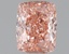 0.95 Ct. Fancy Vivid Pink Cushion Lab Grown Diamond